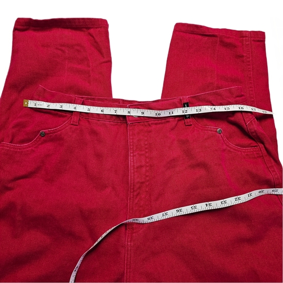 Rockies Authentic Jeanwear Vintage Bold Red Denim Womens Jeans - Picture 7 of 12